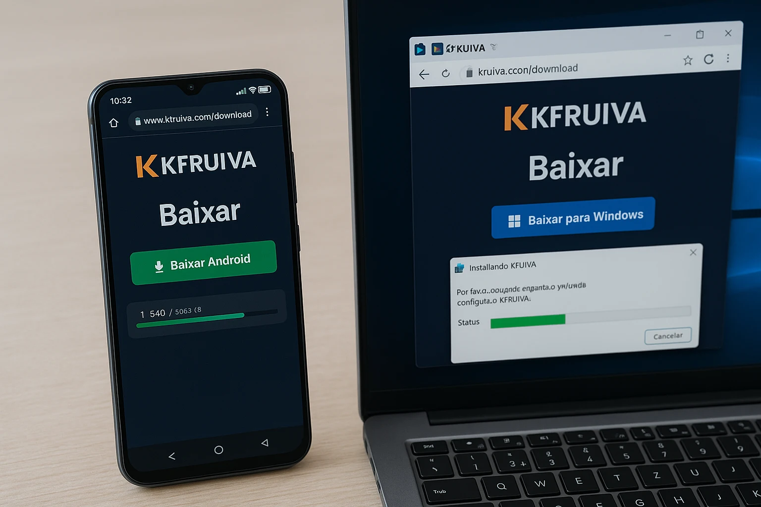 Baixar o KFRUIAVA Cassino App